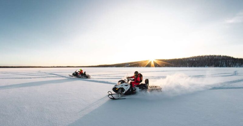 Rovaniemi: Snowmobile and Ice Fishing Adventure With Lunch - Snowmobile Adventure in Scenic Landscapes