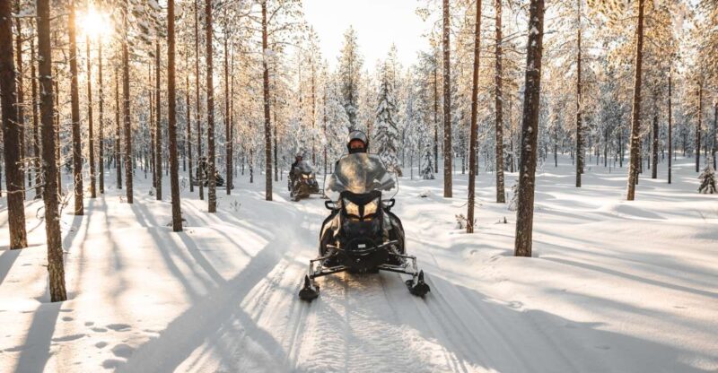 Rovaniemi: Sunrise Electric Snowmobile Tour With Snacks - Inclusions