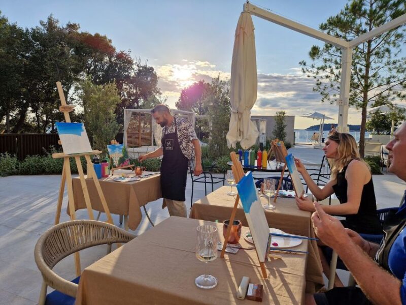 Rovinj: Artafera Painting Workshops - Paint, Wine & More - Painting Workshop Overview