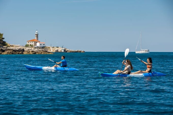 Rovinj Islands: 4-Hour Guided Kayak Tour With Drinks - Snorkeling Gear Included