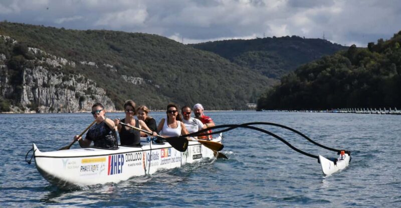 Rovinj: Lim Bay Outrigger Canoe Tour With Pirate Cave Visit - Inclusions