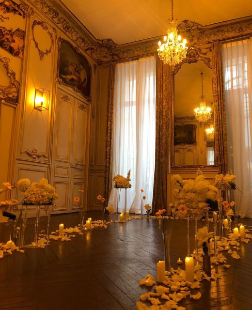 Royal Private Romantic Dinner - Elegant French Setting