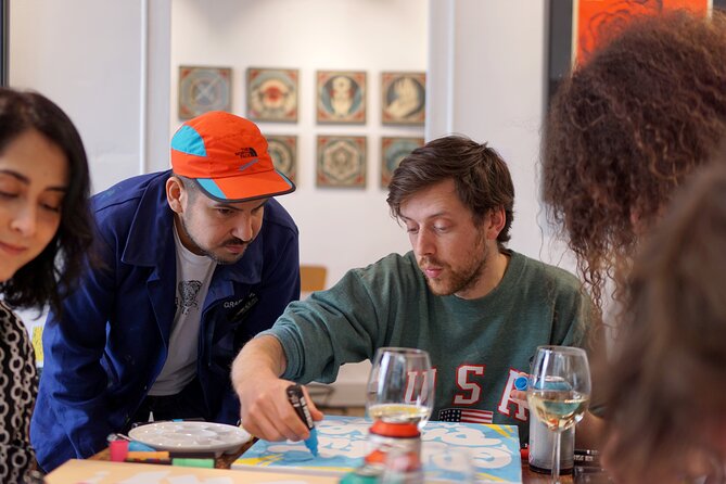 Rue Bezout Street Art Apéritif Workshop on Canvas - Materials Included