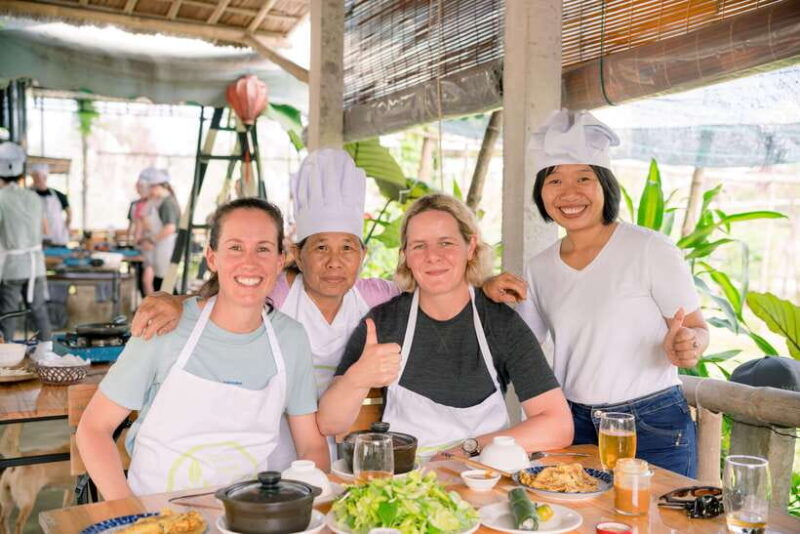 Rural Cycle, Market Tour, Basket Boat & Organic Farm Cooking - Key Points
