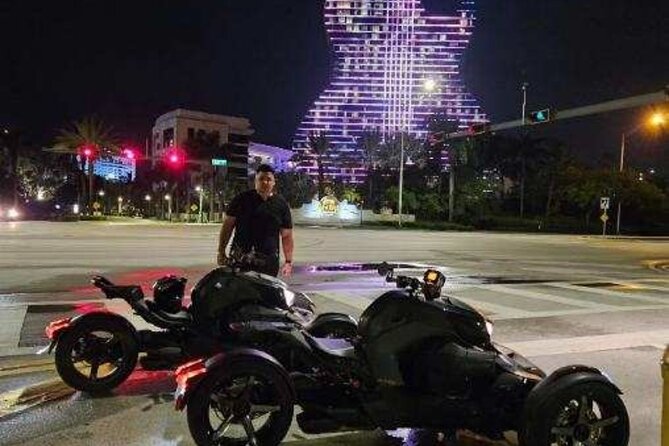 Ryker Night Tour From Hard Rock Casino to Las Olas Ft. Lauderdale - Pickup Information