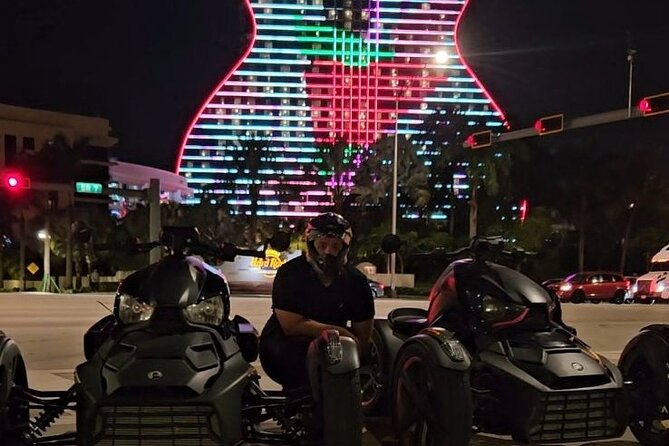 Ryker Night Tour From Hard Rock Casino to Las Olas Ft. Lauderdale - Exploring Fort Lauderdale at Night
