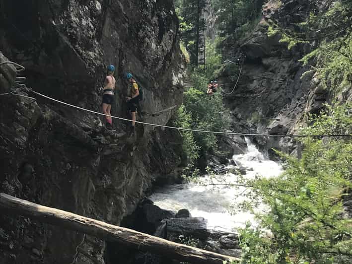 Saas-Fee: Gorge Alpine Via Ferrata and Flying Fox Tour - Key Points