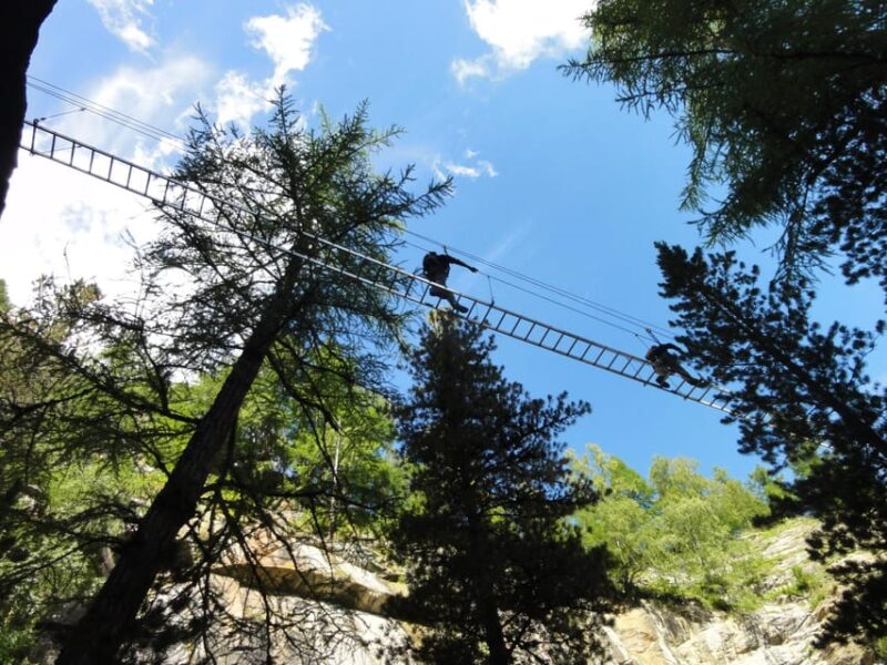 Saas-Fee: Gorge Alpine Via Ferrata and Flying Fox Tour - Tour Inclusions and Requirements
