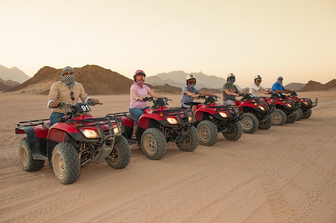 Safari ATV Quad Ride Camel Ride and Dinner With Show HURGHADA - Pickup and Group Size
