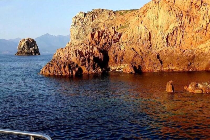 Sagone/Cargese: Calanques De Piana Sunset Apero Semi-Rigid - Sightseeing Highlights