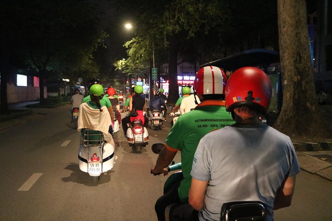 Saigon After Dark Vespa Street Food Tour + Live Music 4 Hours - Navigating Saigons Traffic