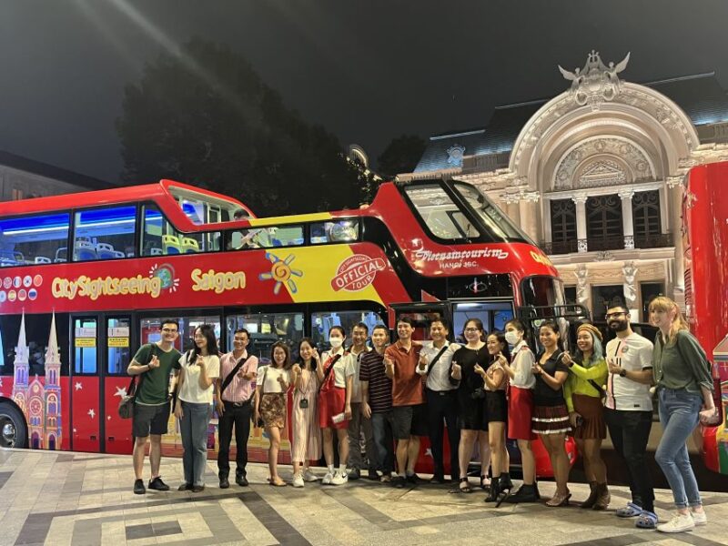 Saigon: City Sightseeing 45-Minute Panoramic Night Tour - Route and Landmarks