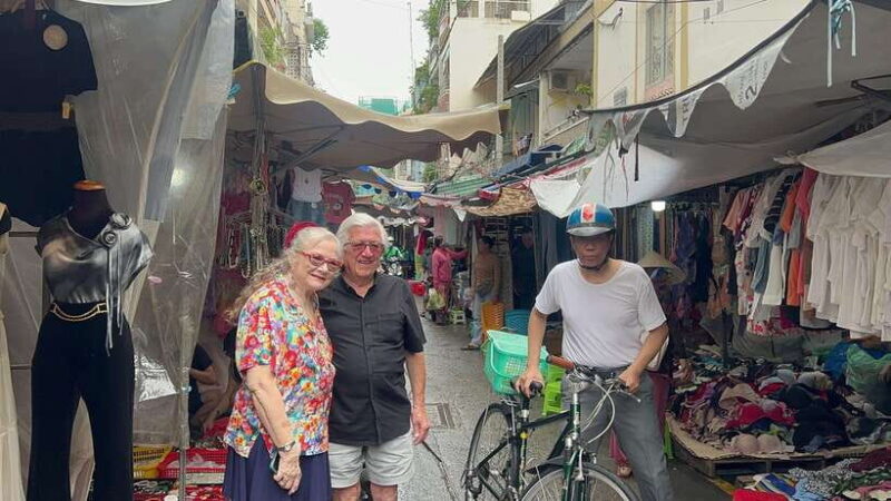 Saigon Cycling Bike Tour: Ho Chi Minh City Sightseeing - Local Nguyen Thien Thuat Apartment and Market