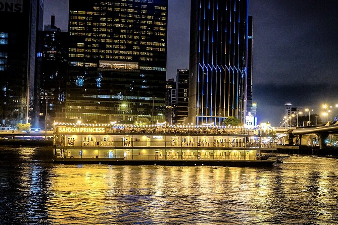 Saigon River Dinner Cruise: Buffet, Set Menu, Fine Dining (3hrs) - Inclusions: Pick-up, Cruise, Guide, Private Table