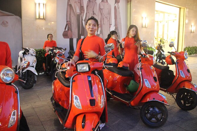 Saigon Vespa By Night Street Food With Female Riders Ao Dai - Travelers Feedback and Ratings