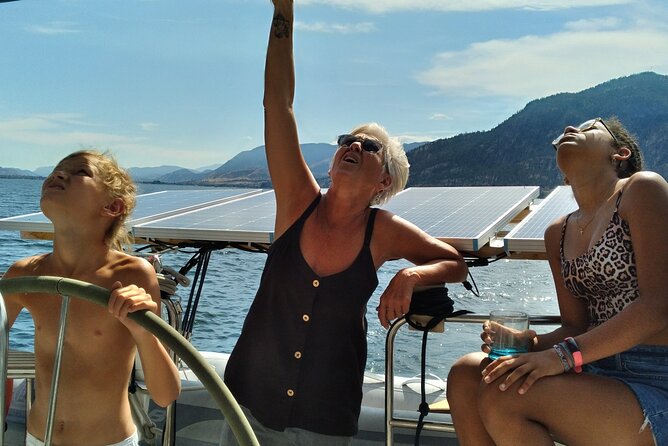 Sailing Adventure on Okanagan Lake From Penticton & Naramata BC - Start Time and Accessibility Information