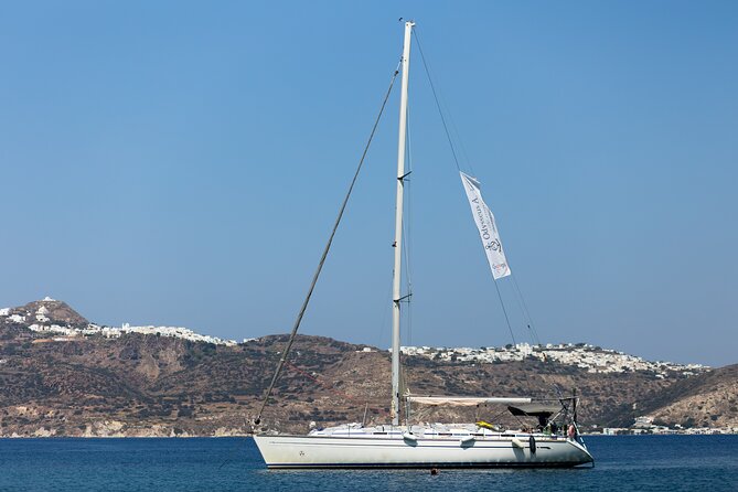 Sailing Boat Small Group Kleftiko and Sikia Cave West of Milos - Inclusions