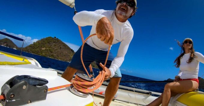Sailing Catamaran in La Baie Des Saintes - Group Size and Languages