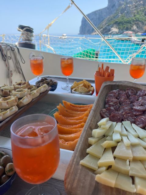 Sailing Tour Departing From Arbatax - Food and Beverage