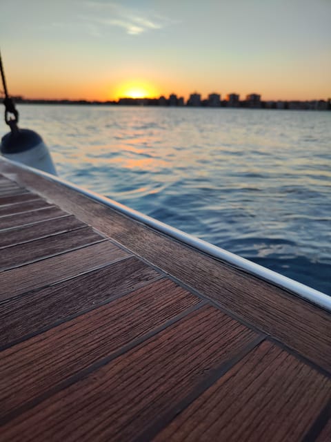 Sailing With Sunset and Bathing in the Sea - Key Points