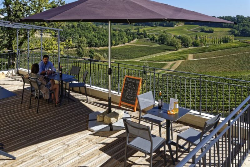 Saint-Emilion: Grand Cru Classified Guided Winery Visit & Picnic - Picnic on Outdoor Estate Terrace