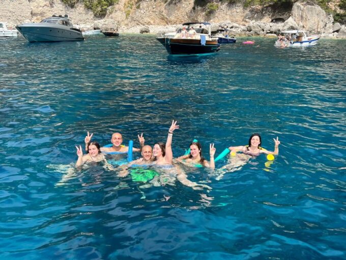 Salerno/Sorrento: Capri Boat Tour With City Visit and Snacks - Capris Captivating Scenery