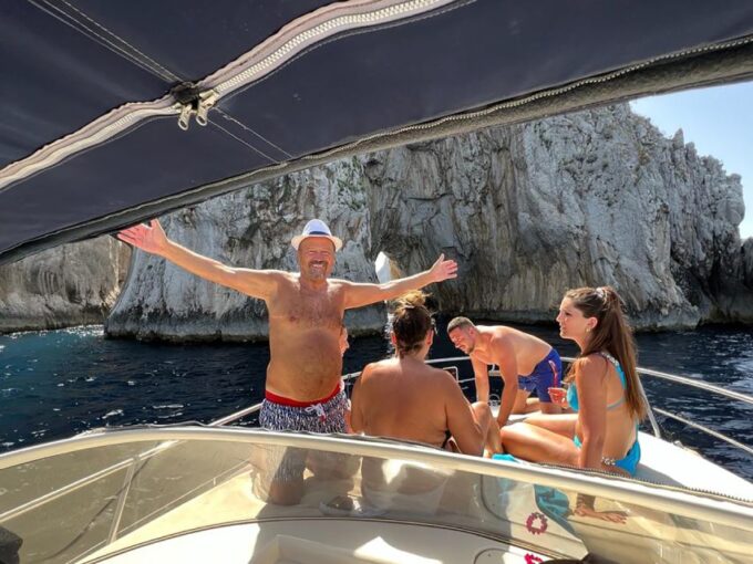Salerno/Sorrento: Capri Boat Tour With City Visit and Snacks - Explore Capris Treasures
