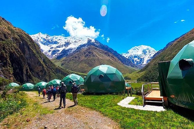 Salkantay Trek 4 Days to Machu Picchu by Glamping Sky Lodge Dome - Personalized Trek Service
