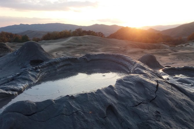 Salt Mine, the Muddy Volcanoes and Wine Tasting Private Day Tour From Bucharest! - Visit the Berca Mud Volcanoes