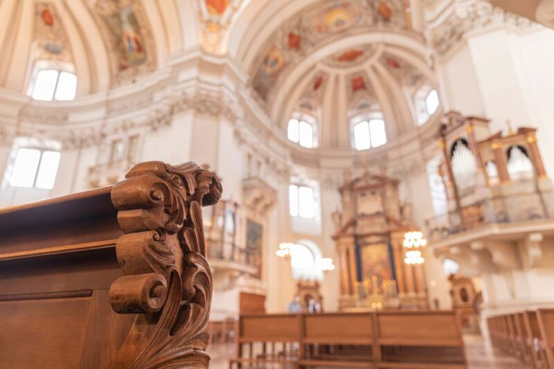 Salzburg Cathedral: Guided Tour With Entry Ticket - Modern Art Installation
