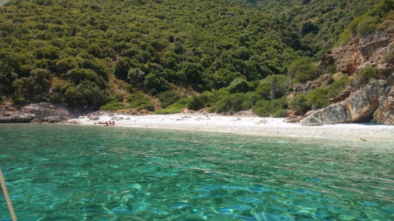 Sami: Ithaca Island Boat Cruise With Swim Stops and Snacks - Explore Vathy Village