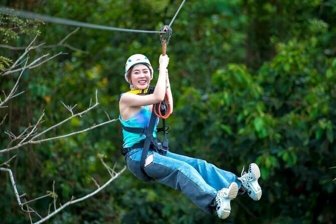 Samui Zipline Adventure with Transfer service - Key Points