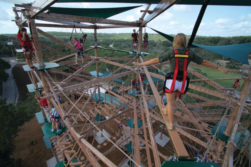 San Antonio: Twisted Trails Zip Rails, Ropes & Climbing Wall - Location and Pricing