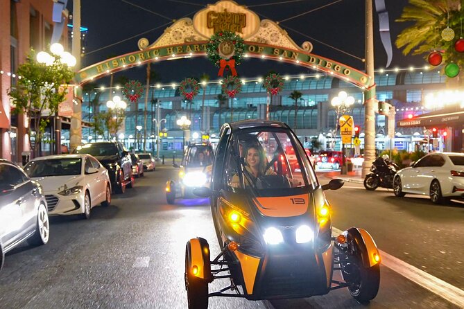 San Diego Holiday Lights Talking GoCar Tour - Meeting and End Points