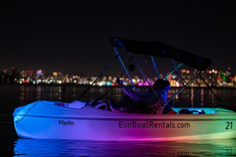 San Diego: Night Date Glow Pedal Boat With Downtown Views - Experience Highlights