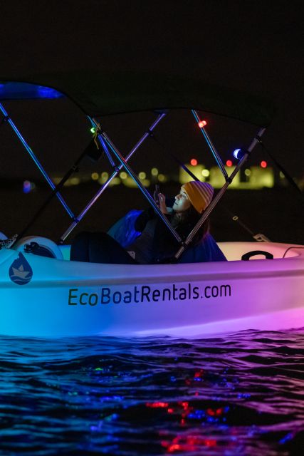 San Diego: Night Date Glow Pedal Boat With Downtown Views - Booking Information