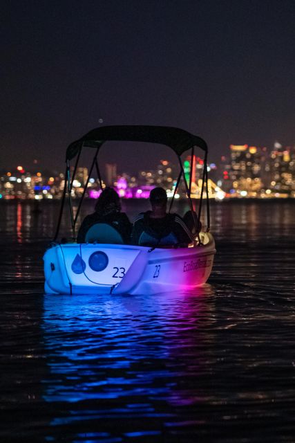 San Diego: Night Date Glow Pedal Boat With Downtown Views - Important Notes