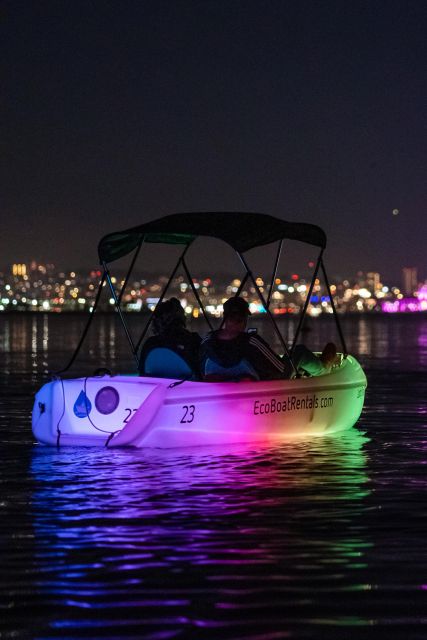 San Diego: Night Date Glow Pedal Boat With Downtown Views - Customer Reviews