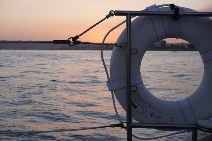 San Diego: Sunset Sail - Sailing Through the Harbor