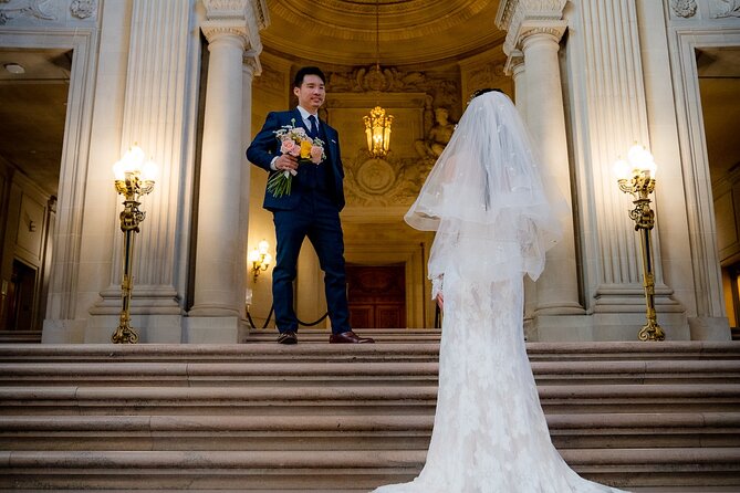 San Francisco City Hall Elopement Photo Session - Meeting and Transportation