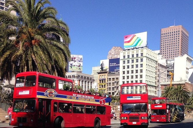 San Francisco Downtown/Golden Gate Bridge DELUXE Bus Tour -2 Days - Double-Decker Experience