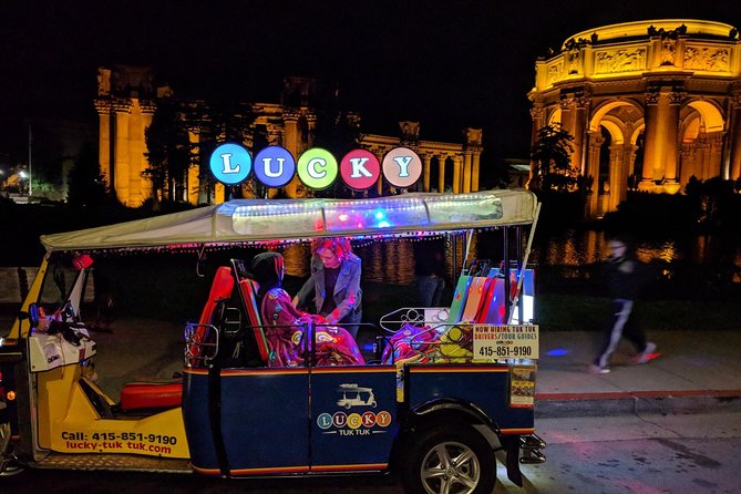 San Francisco Late Afternoon or Sunset Lucky Tuk Tuk Private Tour - Tour Features