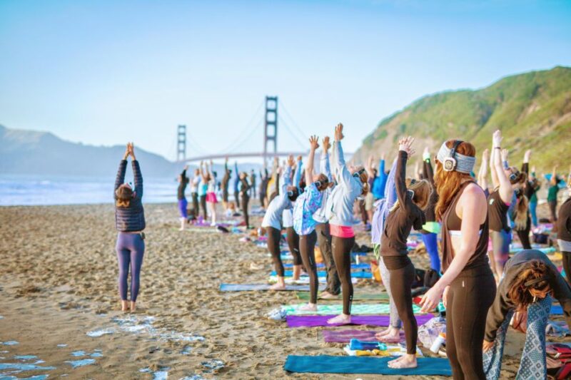 San Francisco: Silent Disco Yoga at Baker Beach - Class Schedule