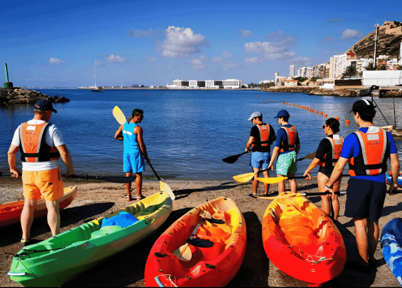 San Juan Beach: Double Kayak Rental 2 Hours +Snack and Drink - Included Equipment and Amenities