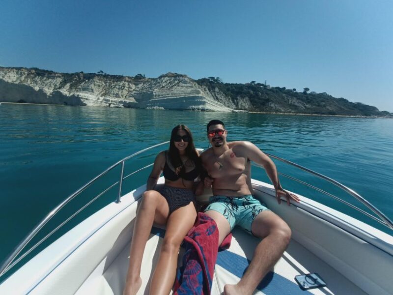 San Leone: Private Boat Tour to the Scala Dei Turchi & Drink - Experience Details