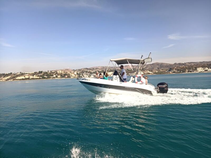 San Leone: Private Boat Tour to the Scala Dei Turchi & Drink - Weather Policy
