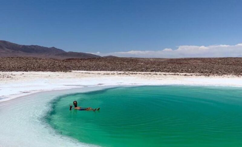San Pedro Atacama: Baltinache Lagoons and Magic Bus Tour - Pickup and Duration