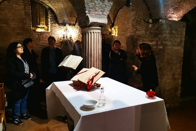 San Salvatore on Air. CRYPT, Extraordinary Opening With Olga - Exploring the Crypt