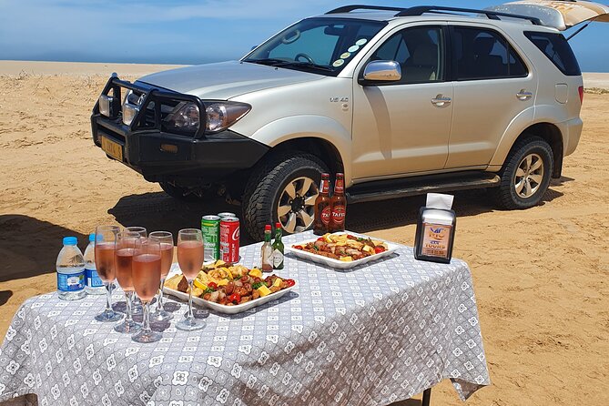 Sandwich Harbour 4x4 Guided Tours.Join Us for an Awe Inspiring Adventure. - Snacks, Beer, and Beverages