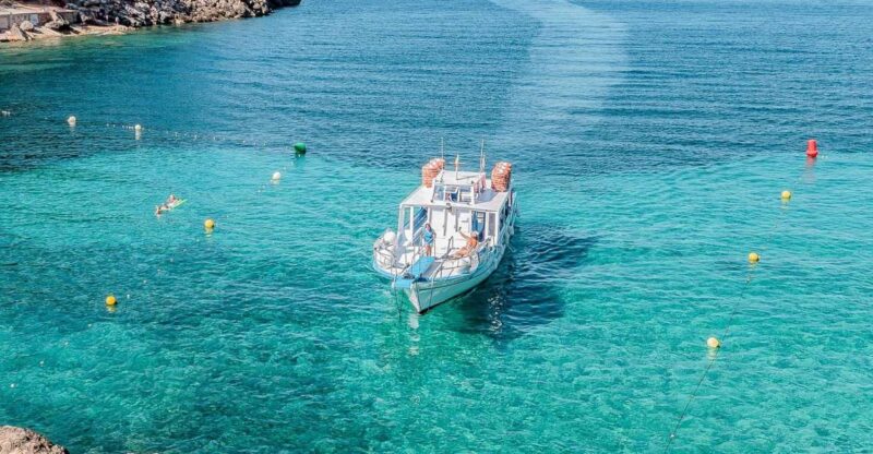 Sant Antoni: Round-Trip Ferry Transfer to Cala Salada Beach - Departure and Duration